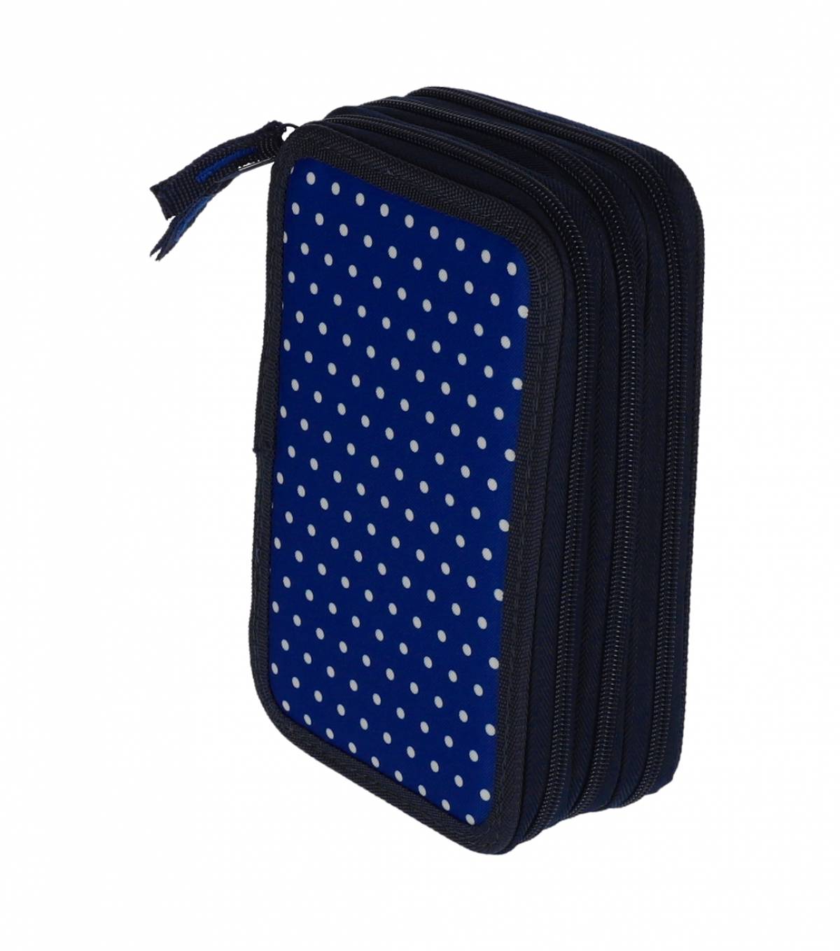 Penar Neechipat, 3 Compartimente, SchoolFriendly, Dots, Albastru